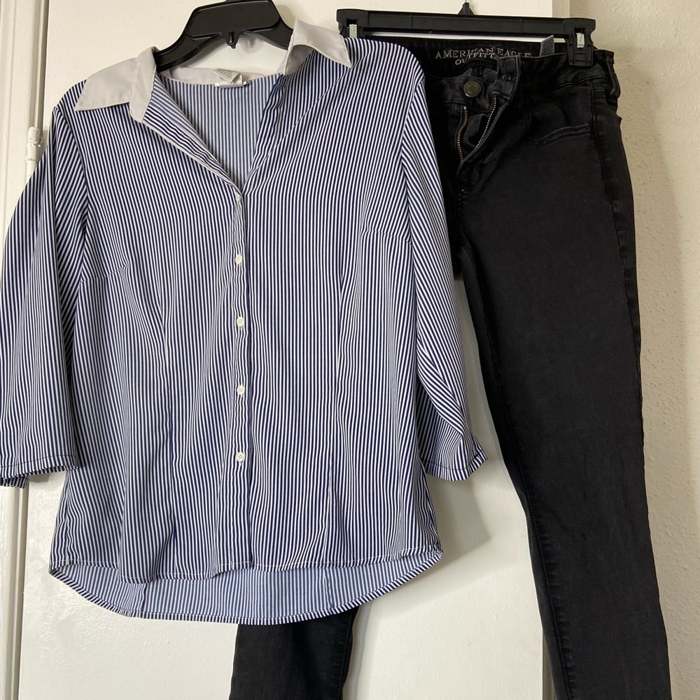 american eagle black jeans